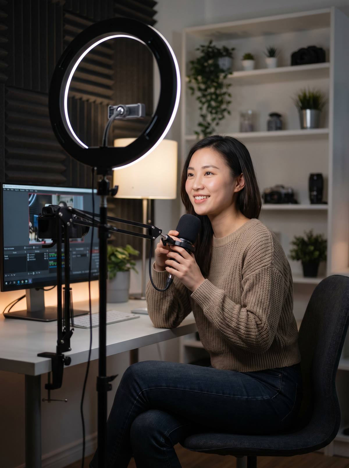 抖音风美女直播视频