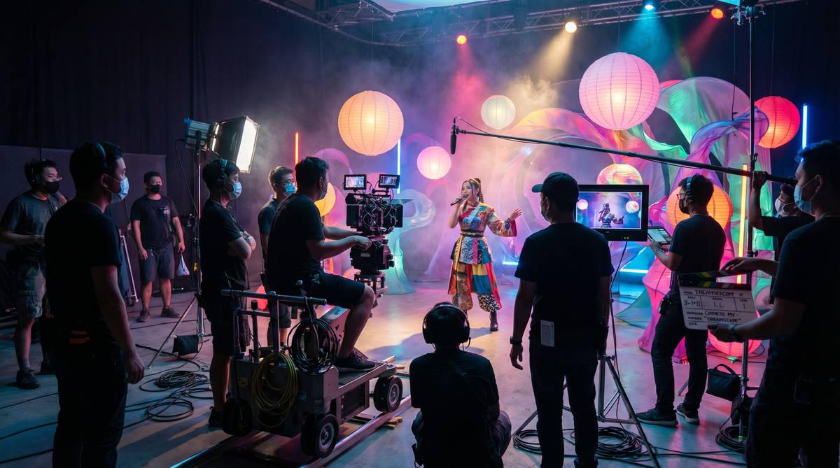 抖音风MV拍摄视频